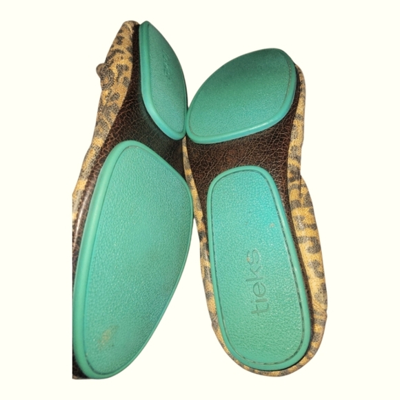 Tieks By Gavrieli Women's Leather Stylish Comfy Leopard  Slip On Ballet Flats 8 - Picture 4 of 12